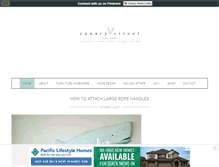 Tablet Screenshot of canarystreetcrafts.com